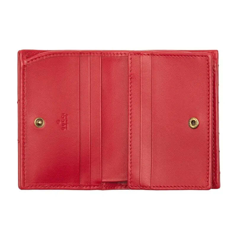 GUCCI 〔GGマーモント〕キルティング カードケース ウォレットRef:‎ 466492 DTDHT 6832-最安値に挑戦中!!!