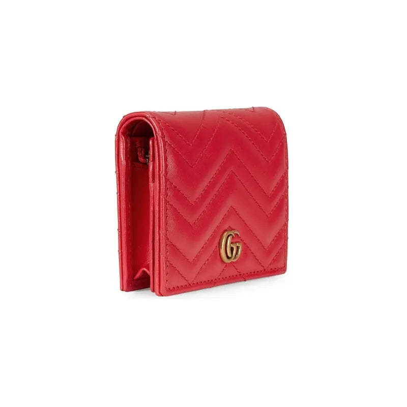 GUCCI 〔GGマーモント〕キルティング カードケース ウォレットRef:‎ 466492 DTDHT 6832-最安値に挑戦中!!!