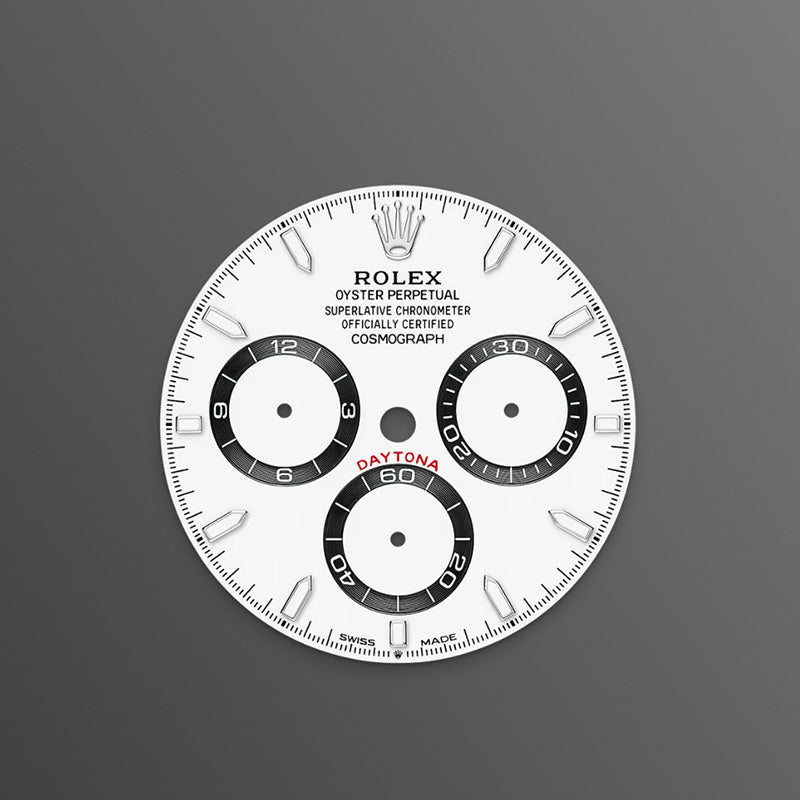 ROLEX  コスモグラフ デイトナ、ホワイト、ブラック カウンターリング、オイスター、40 MM、オイスタースチール126500LN-最安値に挑戦中!!!