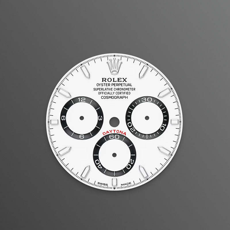 ROLEX  コスモグラフ デイトナ、ホワイト、ブラック カウンターリング、オイスター、40 MM、オイスタースチール126500LN-最安値に挑戦中!!!
