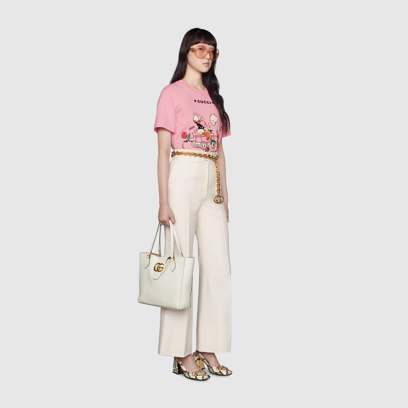  GUCCI ダブルG付き スモール トートバッグ Ref:652680 1U10T 9022