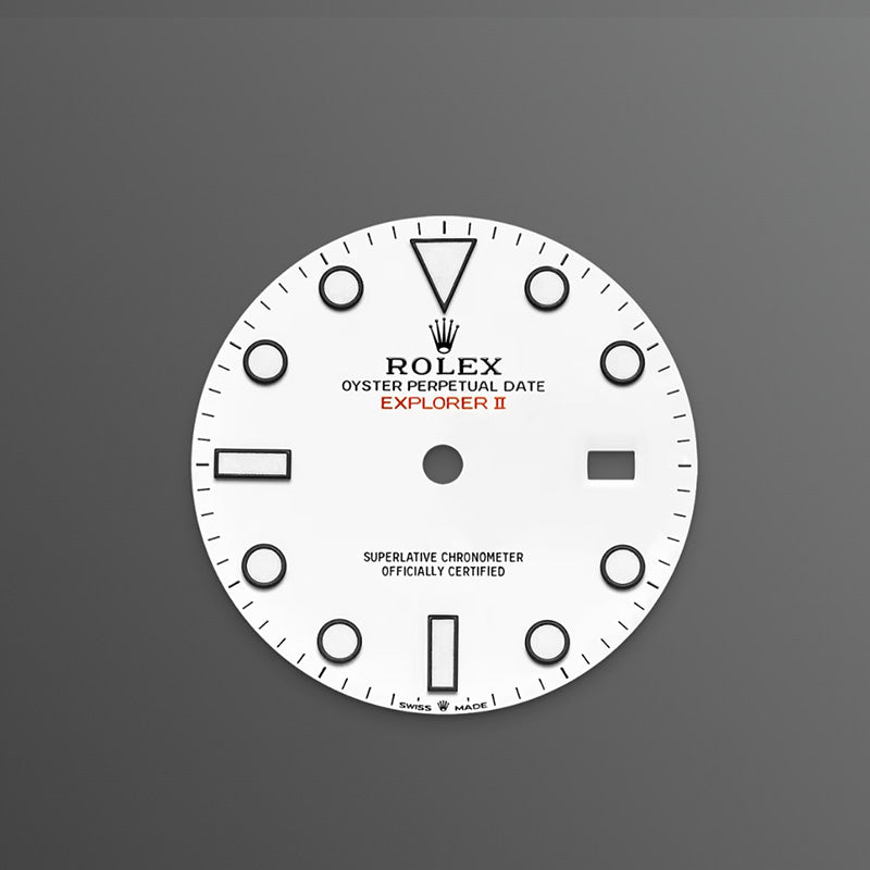 ROLEX   エクスプローラー Ⅱ、ホワイト、オイスター、42 MM、オイスタースチール 226570-最安値に挑戦中!!!