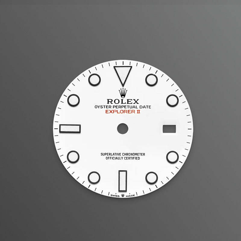 ROLEX   エクスプローラー Ⅱ、ホワイト、オイスター、42 MM、オイスタースチール 226570-最安値に挑戦中!!!