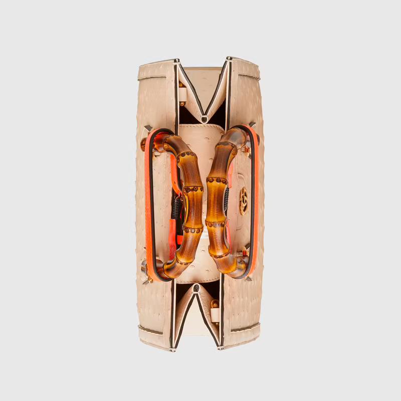  GUCCI 〔グッチ ダイアナ〕スモール オーストリッチ トートバッグ Ref:660195 EY0KT 9594-最安値に挑戦中!!!