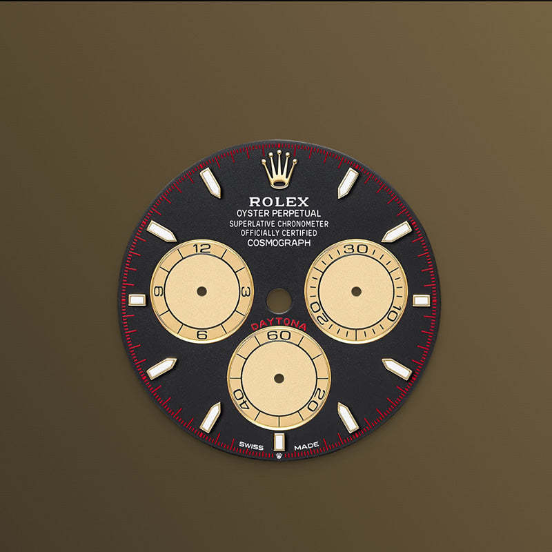 ROLEX  コスモグラフ デイトナ、ブラック/シャンパンカラー、オイスター、40 MM、イエローゴールド126508-最安値に挑戦中!!!