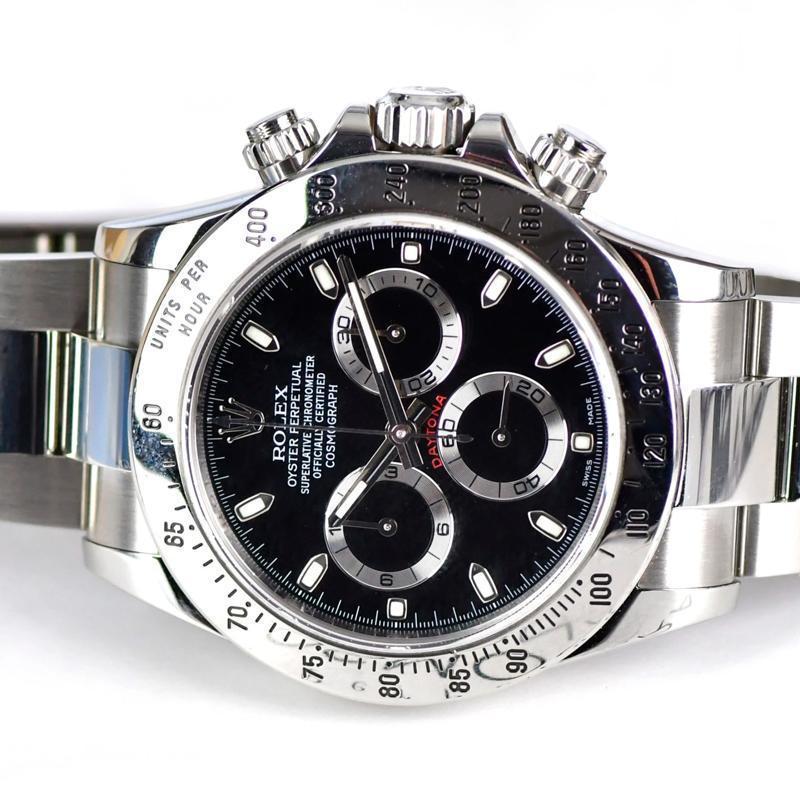 ROLEX コスモグラフデイトナ ブラック/ダイヤモンド/ホワイトゴールド/オイスター Ø40mm m116509-0055-最安値に挑戦中!!!