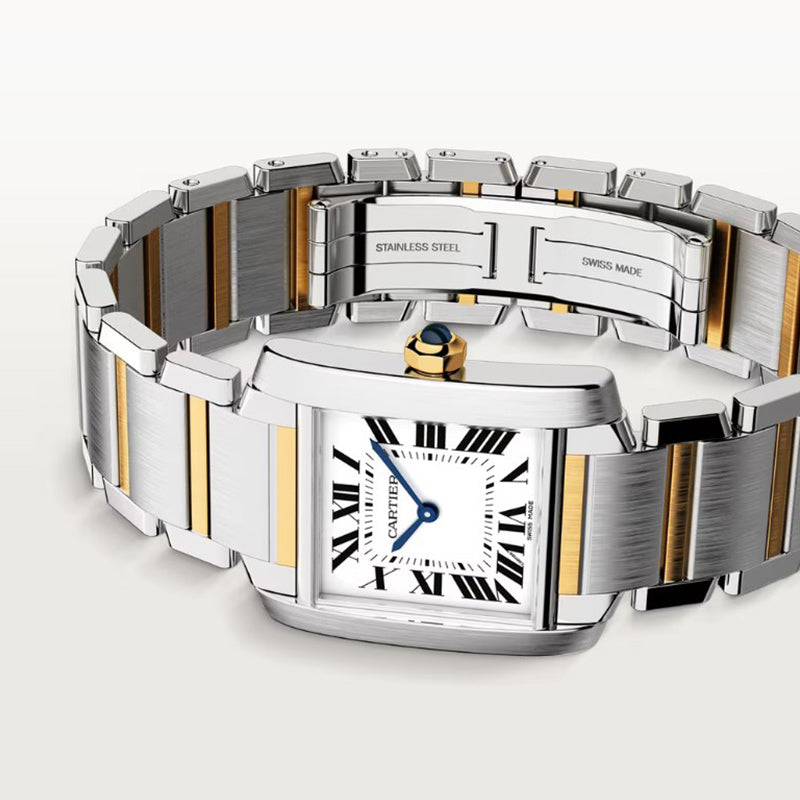 CARTIER  タンク フランセーズ ウォッチ Ref:W2TA0003-最安値に挑戦中!!!