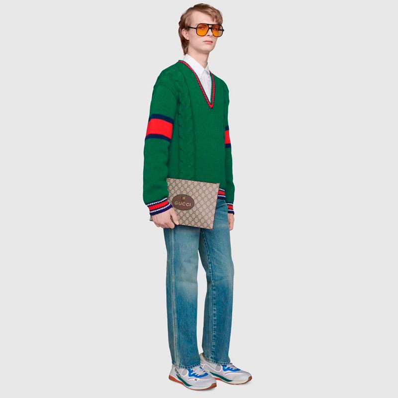  GUCCI 〔ネオ ヴィンテージ〕GGスプリーム ポーチ Ref:‎‎473956 K9GOT 8861-最安値に挑戦中!!!