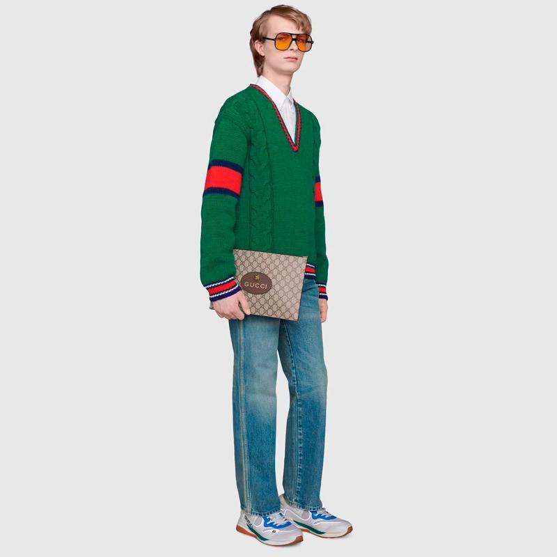  GUCCI 〔ネオ ヴィンテージ〕GGスプリーム ポーチ Ref:‎‎473956 K9GOT 8861-最安値に挑戦中!!!