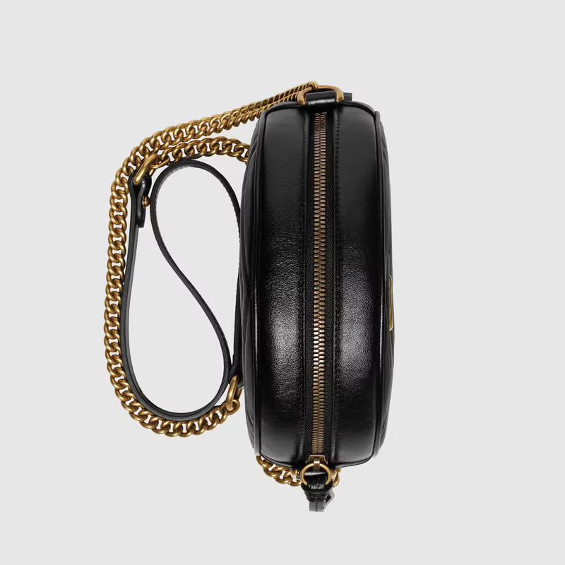  GUCCI〔GGマーモント〕ラウンド ミニ ショルダーバッグ スタイル ‎Ref:550154 0OLET 1000-最安値に挑戦中!!!