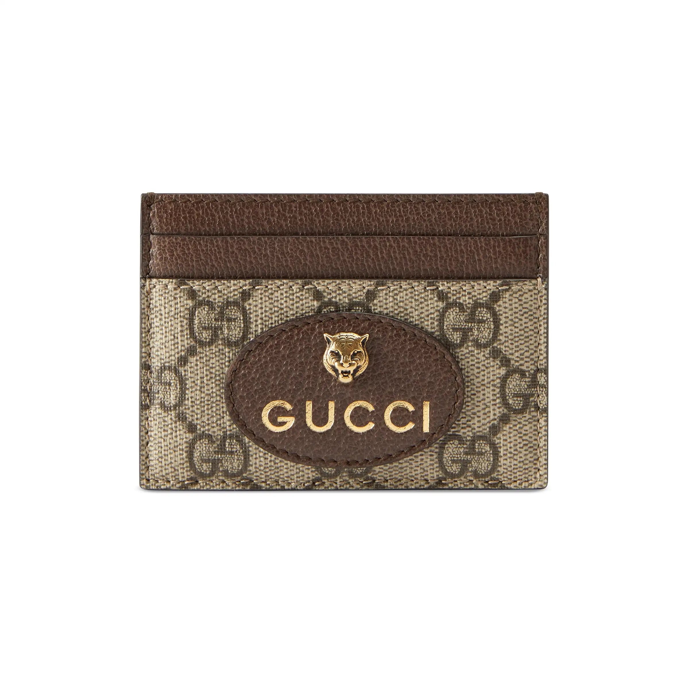 GUCCI〔春夏の新作〕〔ネオ ヴィンテージ〕GGスプリーム カードケースRef:‎597557 K9GOT 8861-最安値に挑戦中!!!
