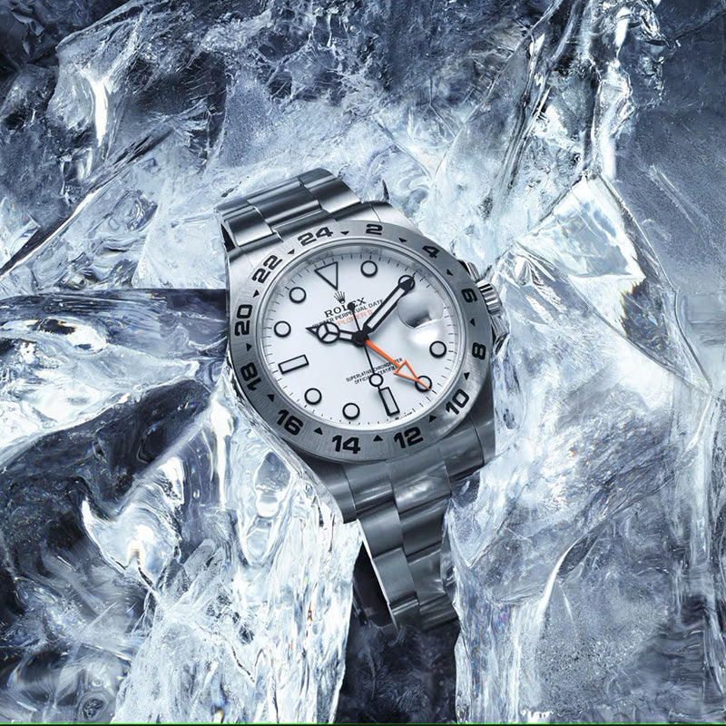 ROLEX   エクスプローラー Ⅱ、ホワイト、オイスター、42 MM、オイスタースチール 226570-最安値に挑戦中!!!