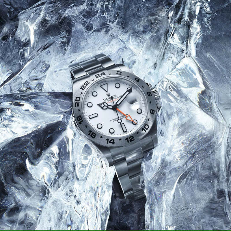 ROLEX   エクスプローラー Ⅱ、ホワイト、オイスター、42 MM、オイスタースチール 226570-最安値に挑戦中!!!