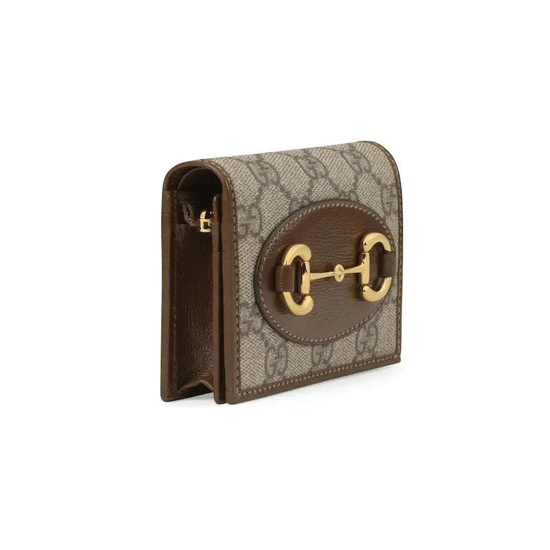GUCCI 〔グッチ ホースビット 1955〕カードケース ウォレット（コイン＆紙幣入れ付き）Ref:‎ 621887 92TCG 8563-最安値に挑戦中!!!