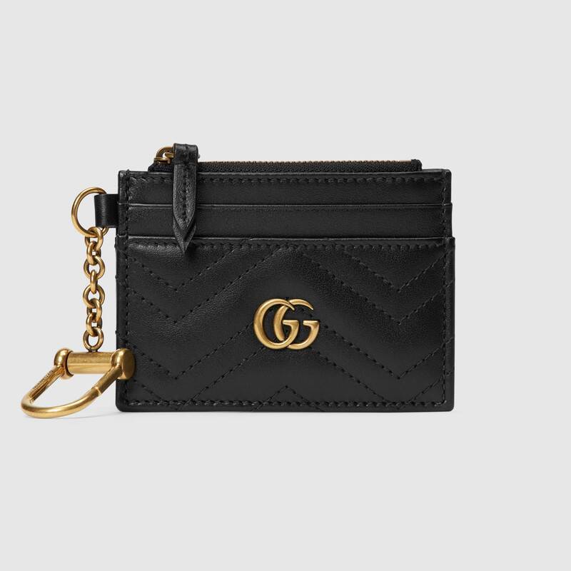  GUCCI〔GGマーモント〕キルティング スモール ショルダーバッグ&キーチェーン付き ウォレット 2点セット お得-最安値に挑戦中!!!