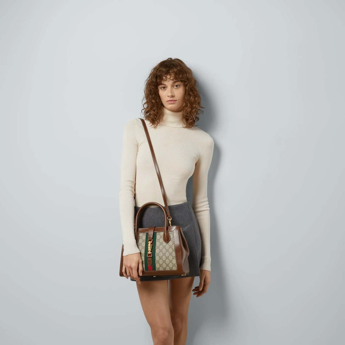 GUCCI〔春夏の新作〕 〔グッチ ジャッキー 1961〕ミディアム トートバッグRef:649016 HUHHG 8565-最安値に挑戦中!!!