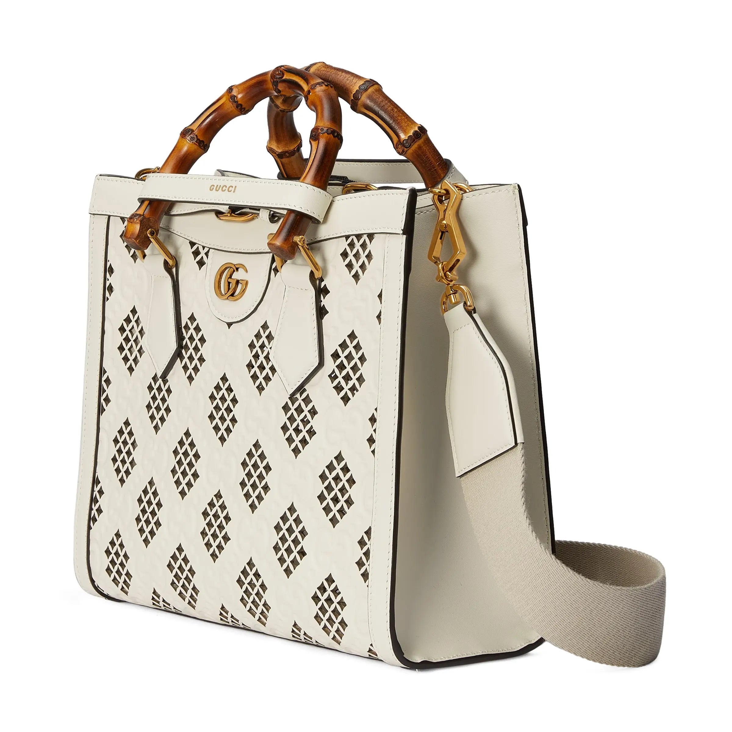 GUCCI〔春夏の新作〕 〔グッチ ダイアナ〕スモール トートバッグRef:  702721 AAC1C 9054-最安値に挑戦中!!!