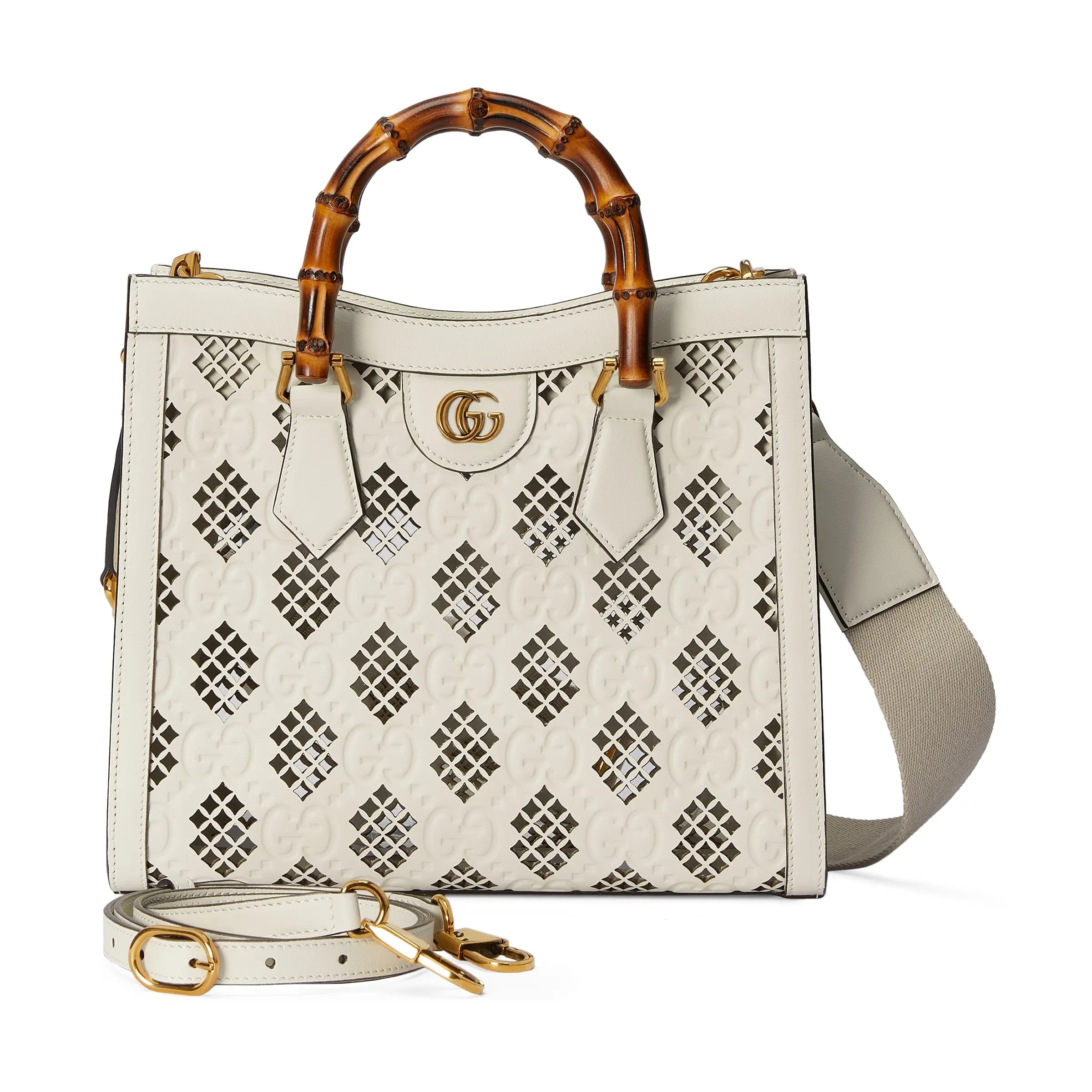 GUCCI〔春夏の新作〕 〔グッチ ダイアナ〕スモール トートバッグRef:  702721 AAC1C 9054-最安値に挑戦中!!!