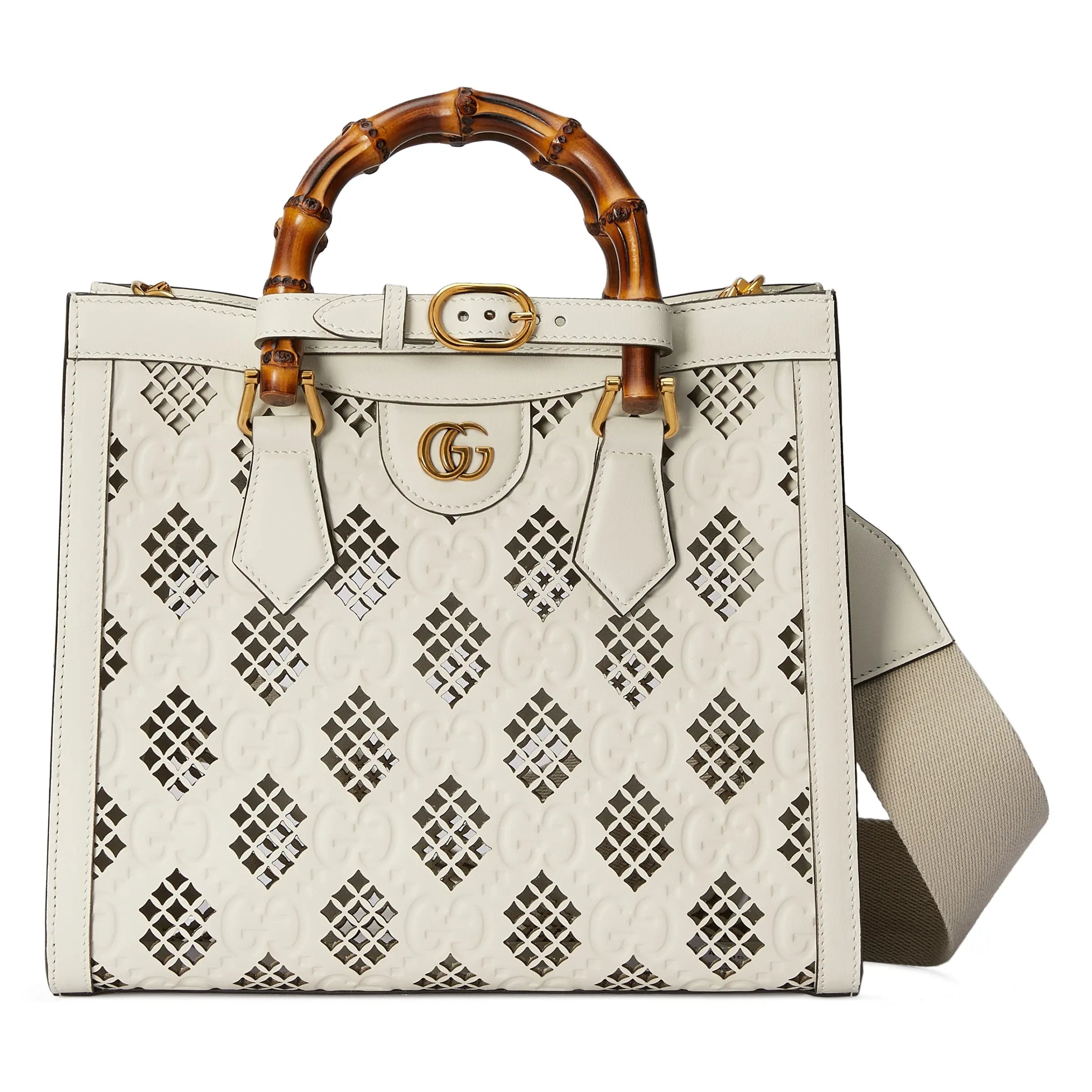 GUCCI〔春夏の新作〕 〔グッチ ダイアナ〕スモール トートバッグRef:  702721 AAC1C 9054-最安値に挑戦中!!!