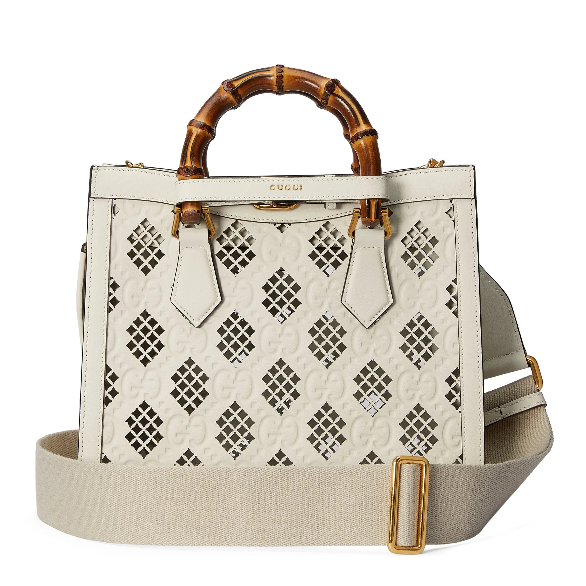 GUCCI〔春夏の新作〕 〔グッチ ダイアナ〕スモール トートバッグRef:  702721 AAC1C 9054-最安値に挑戦中!!!