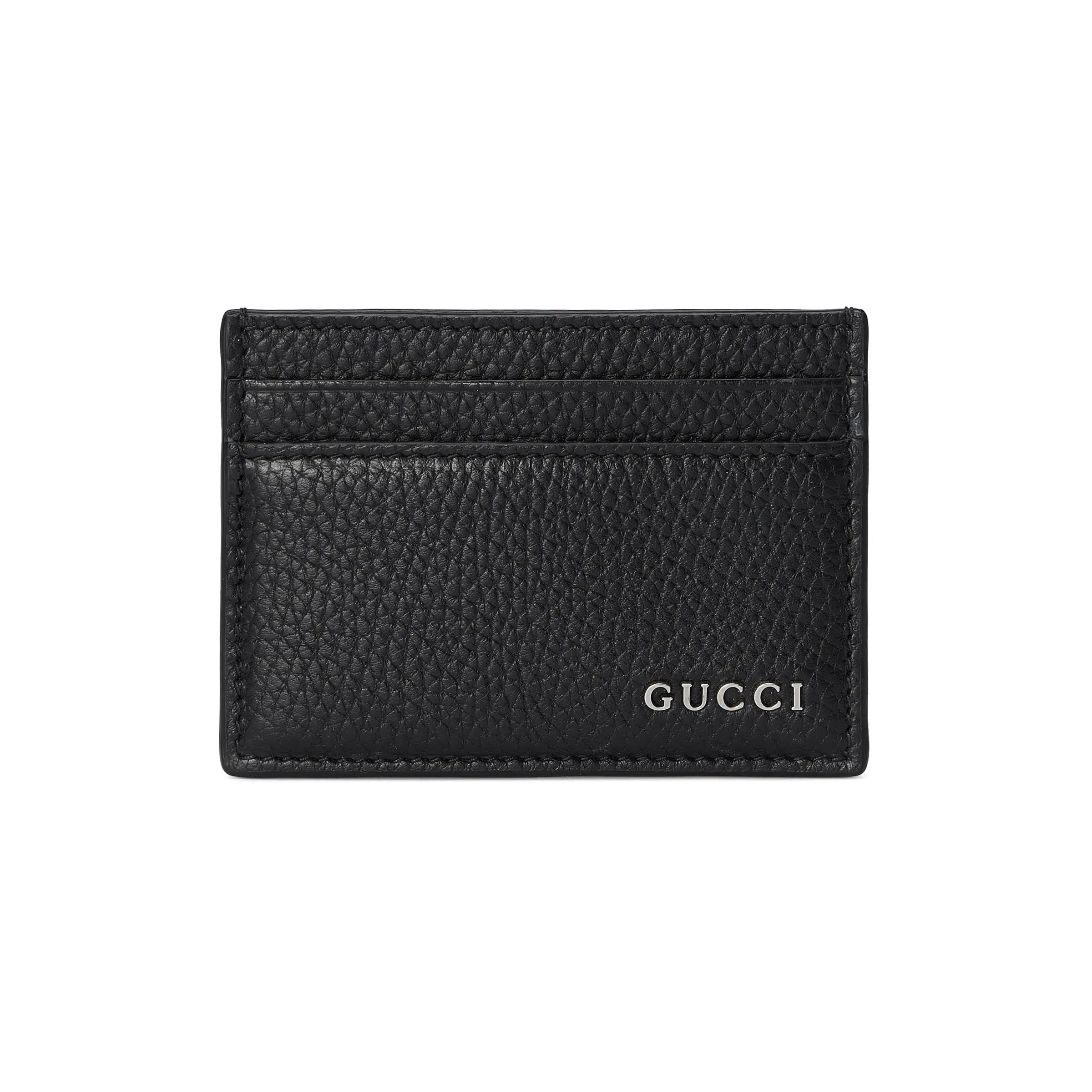 GUCCI〔春夏の新作〕 グッチロゴ入りカードホルダーRef:771157 AABXM 1000-最安値に挑戦中!!!