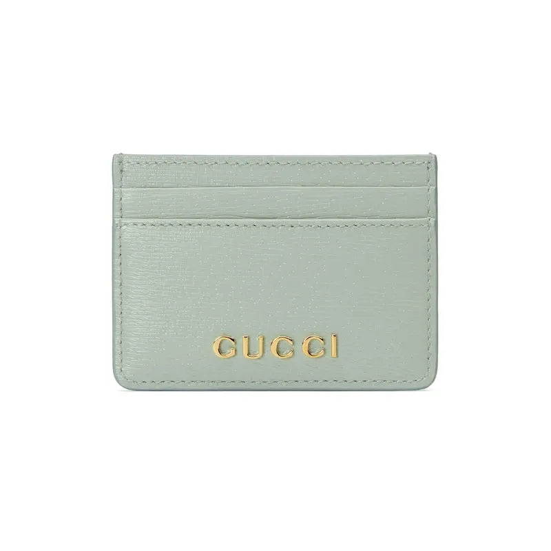 GUCCI 手書きのグッチロゴ入りカードホルダーRef: 773428 0OP0N 3401-最安値に挑戦中!!!
