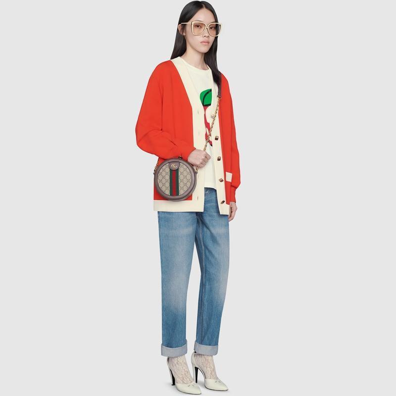  GUCCI 〔オフィディア〕GG ミニ ラウンド ショルダーバッグ   Ref:‎‎550618 96I3B 8745-最安値に挑戦中!!!