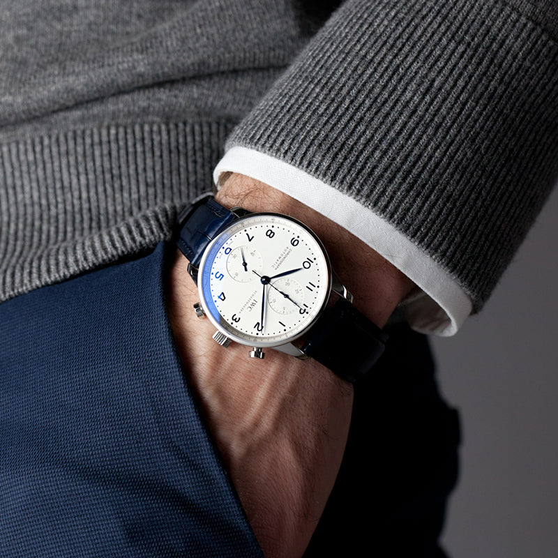 IWC ポルトギーゼ クロノグラフ IW371446 シルバー文字盤 メンズ 時計-最安値に挑戦中!!!