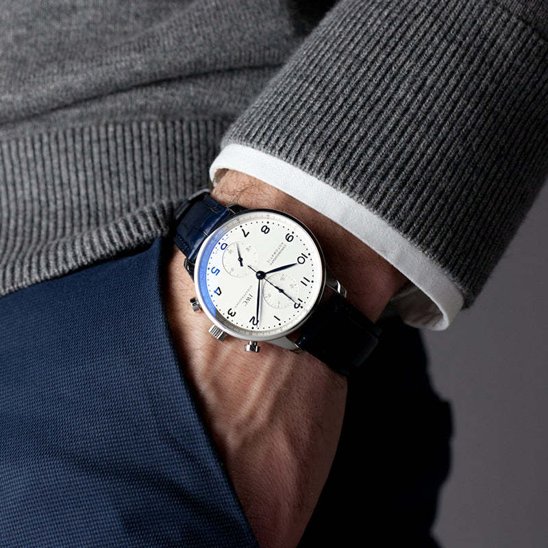 IWC ポルトギーゼ クロノグラフ IW371446 シルバー文字盤 メンズ 時計-最安値に挑戦中!!!