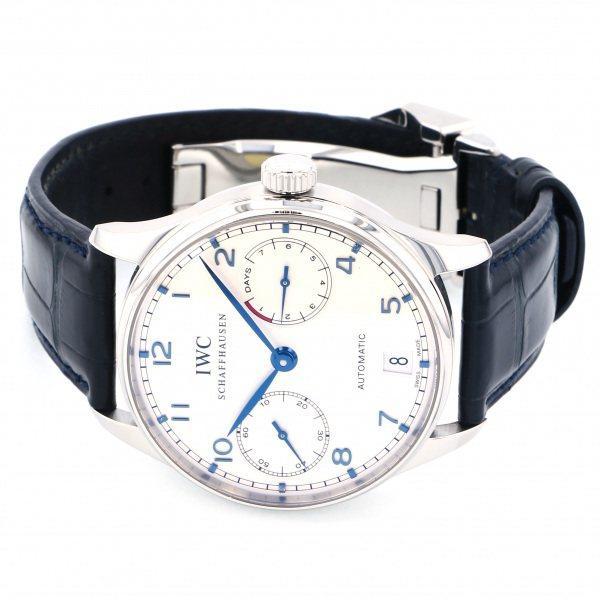 IWC ポルトギーゼ オートマティック 7デイズ IW500107 シルバー文字盤-最安値に挑戦中!!!