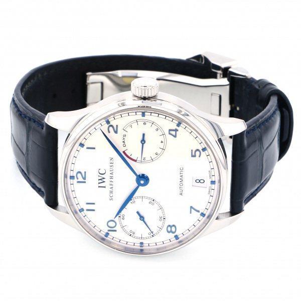IWC ポルトギーゼ オートマティック 7デイズ IW500107 シルバー文字盤-最安値に挑戦中!!!