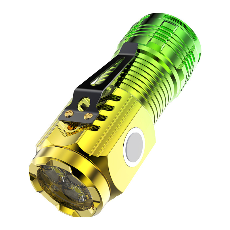 Superhelle Mini-Blitz-Taschenlampe mit starkem Licht