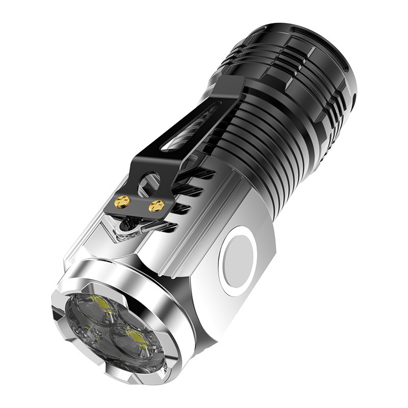 Superhelle Mini-Blitz-Taschenlampe mit starkem Licht