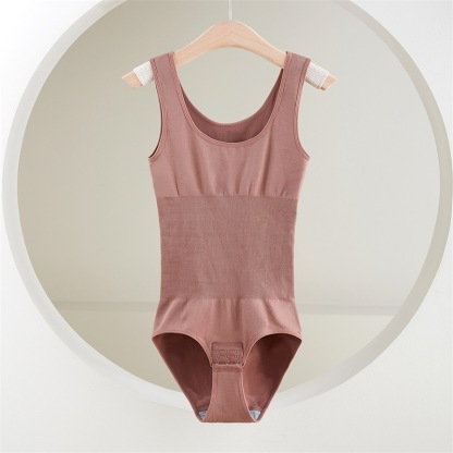 Seamless one-piece body shaper