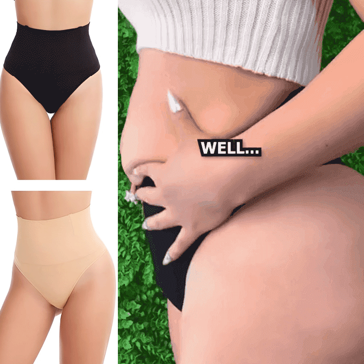 [Put on and get slim]New high-waisted tummy-control panties