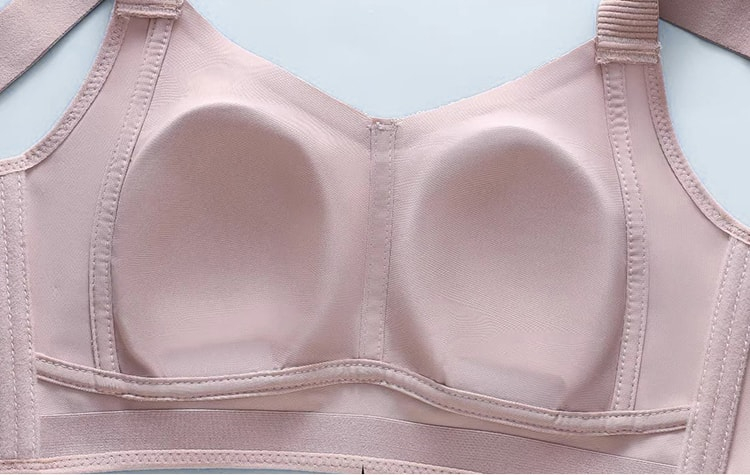 Comfortable Pink Full Coverage Anti-sagging Bra Soft VEIMIA
