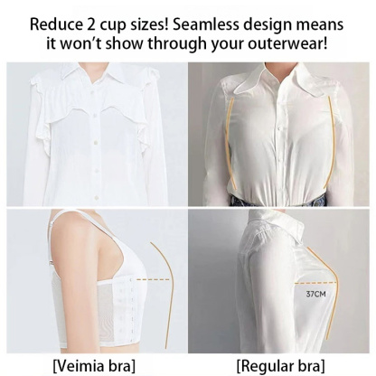 VEIMIA  LES Thin Breathable Corset Tank Top Shape Bra