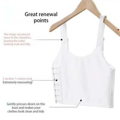 VEIMIA  LES Thin Breathable Corset Tank Top Shape Bra