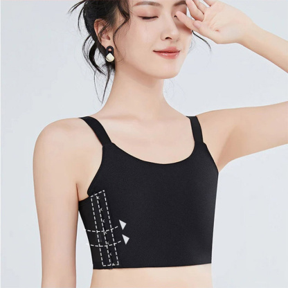 VEIMIA  LES Thin Breathable Corset Tank Top Shape Bra