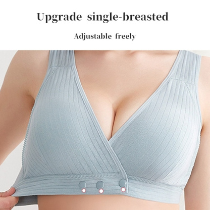 VEIMIA【Maternity Women's Ruched WirelessNursing Bra】