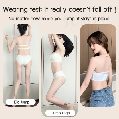 VEIMIA Strapless Slip-Proof Invisible Bra