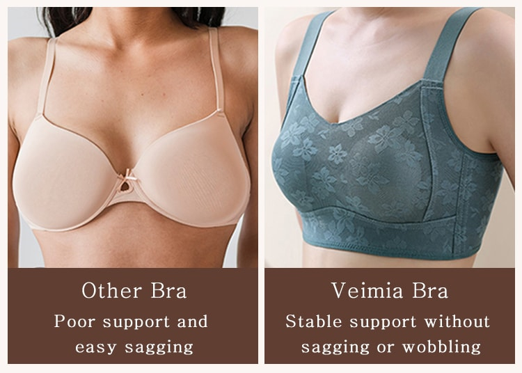 High Support Full Coverage Bras Back Slimming VEIMIA