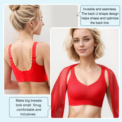 VEIMIA One Piece Seamless Anti-sagging Minimizer Bra For Heavy Breast