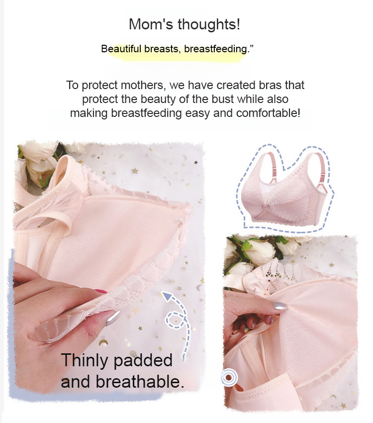 Cotton Nursing Bra Front Opening VEIMIA