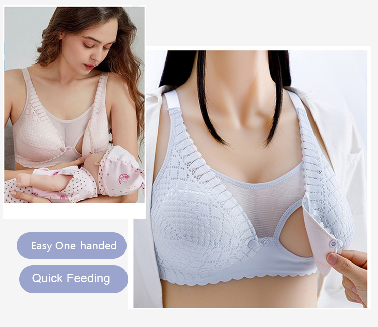 Wireless Breastfeeding Bra Quick Feeding VEIMIA
