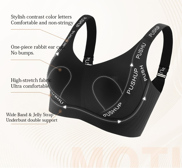 Breathable Push Up Minimizer Bras VEIMIA