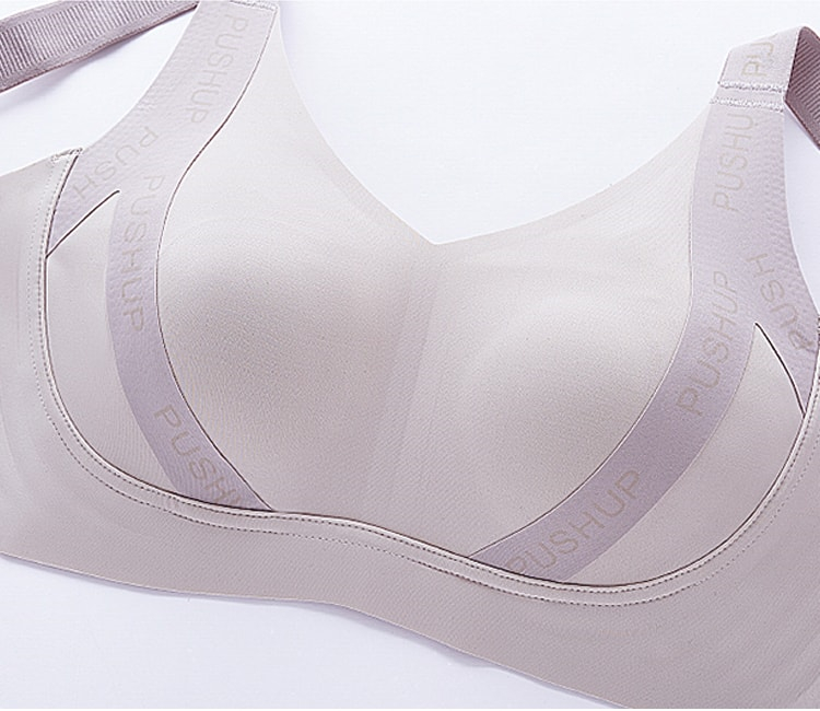 Gray Push Up Minimizer Bras One Piece VEIMIA