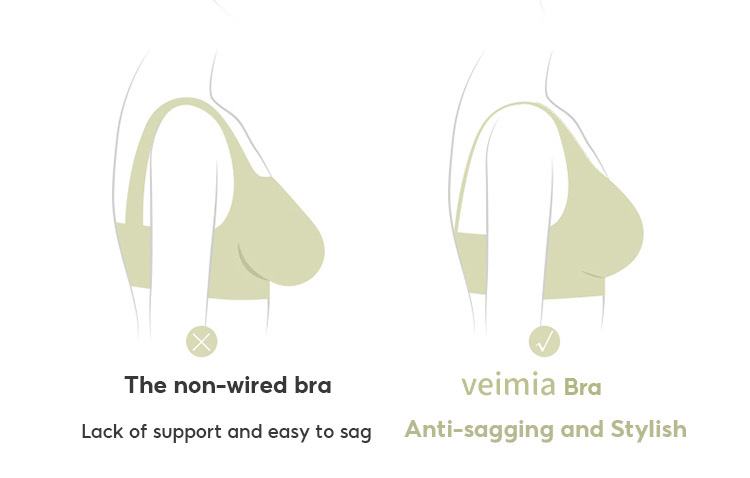 Lightweight Seamless Wireless Bralette VEIMIA