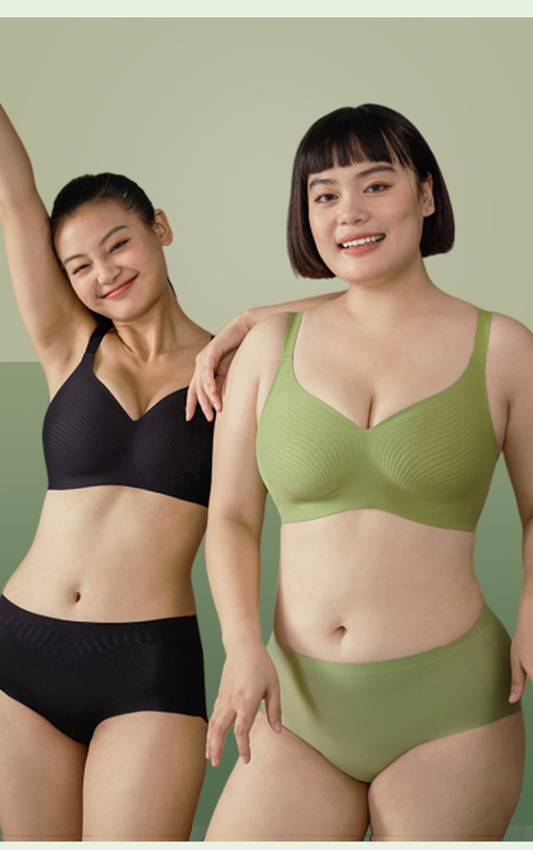 One piece Seamless Stable Non-wired Bralette VEIMIA