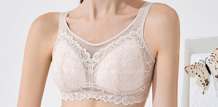 Lightweight Soft Wireless Minimizer Bras Breathable VEIMIA